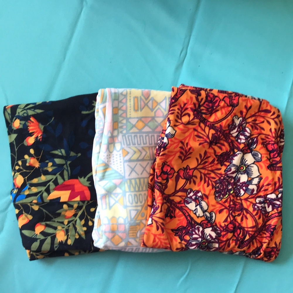 NWOT! Lula Roe Leggings OS Set#7